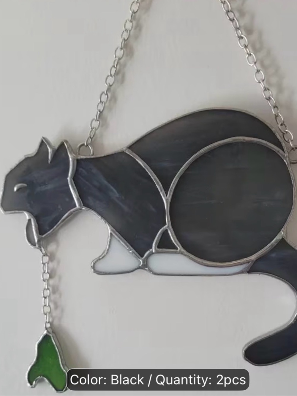Vomiting cat suncatcher - new